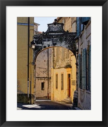 Framed Stone Walkways III Print