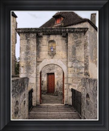 Framed Stone Walkways IV Print