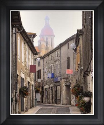 Framed Stone Walkways V Print