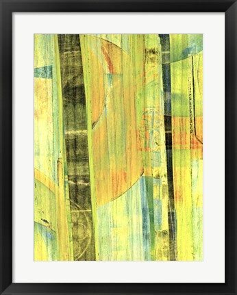 Framed Yellow Mix II Print