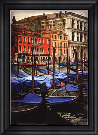 Framed Venetian Canals I Print