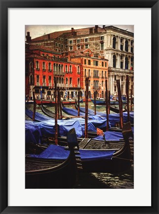 Framed Venetian Canals I Print