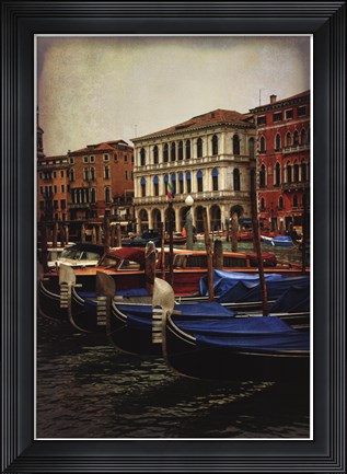 Framed Venetian Canals II Print