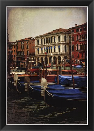 Framed Venetian Canals II Print
