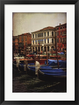 Framed Venetian Canals II Print