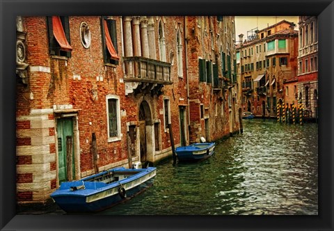 Framed Venetian Canals III Print