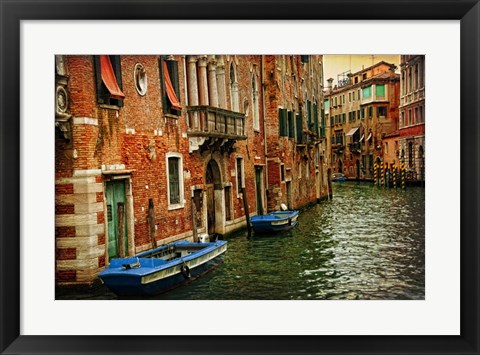 Framed Venetian Canals III Print