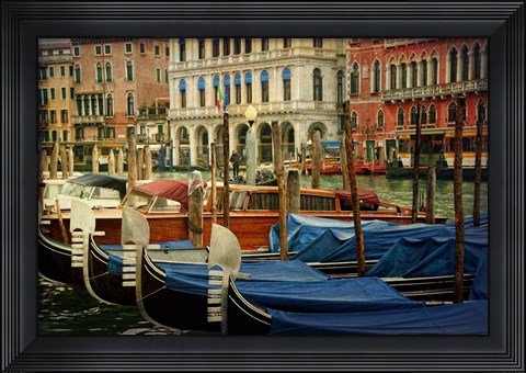 Framed Venetian Canals IV Print