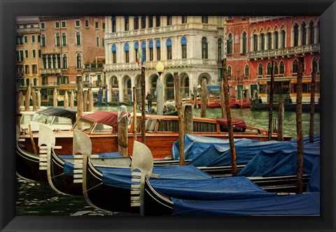 Framed Venetian Canals IV Print