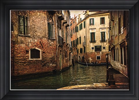Framed Venetian Canals V Print