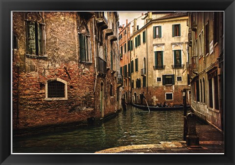 Framed Venetian Canals V Print