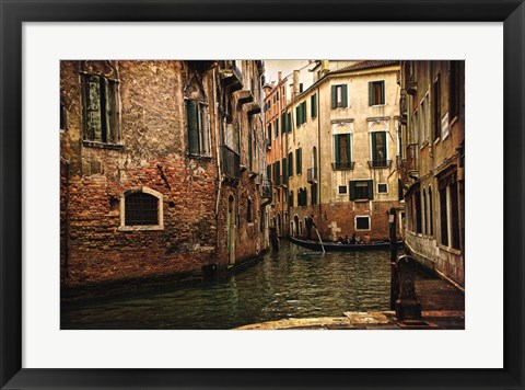 Framed Venetian Canals V Print