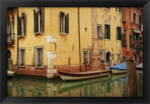 Framed Venetian Canals VI Print