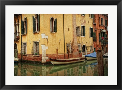 Framed Venetian Canals VI Print