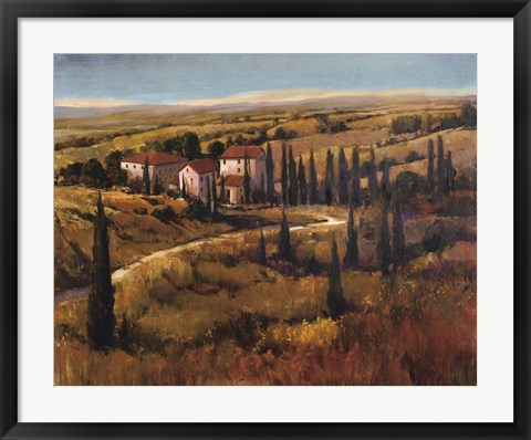 Framed Tuscany II Print
