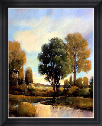 Framed Riverside Light I Print