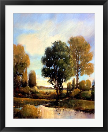 Framed Riverside Light I Print