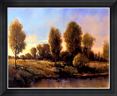 Framed Riverside Light II Print