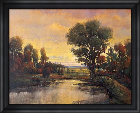 Framed Riverside Light III Print