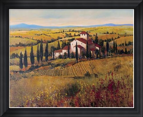 Framed Tuscany III Print