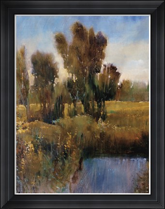 Framed Sunkissed Field I Print