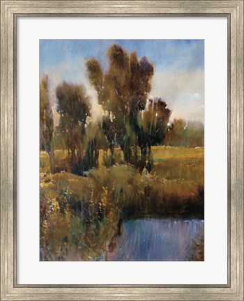Framed Sunkissed Field I Print
