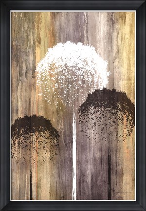 Framed Rustic Garden I Print