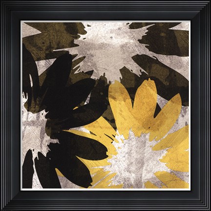 Framed Bloomer Tiles II Print