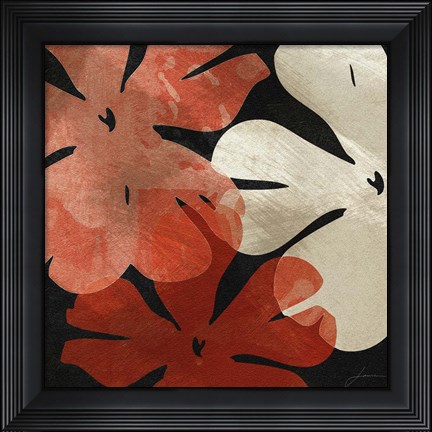 Framed Bloomer Tiles III Print