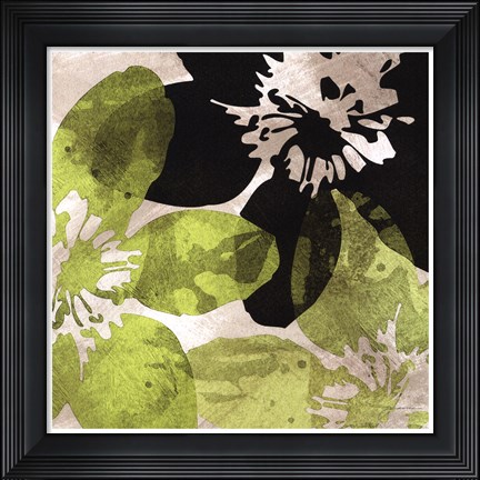 Framed Bloomer Tiles VI Print