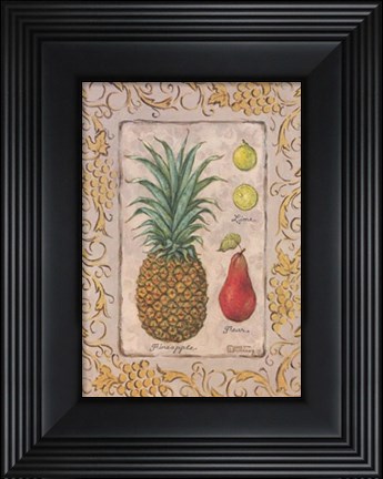 Framed Tropical Fruit II Print