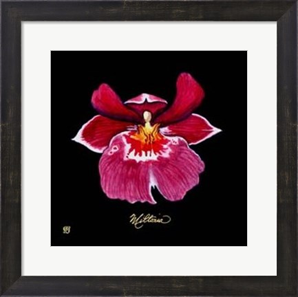 Framed Vivid Orchid VIII Print