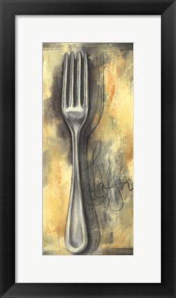 Framed Sophisticated Silver I Print
