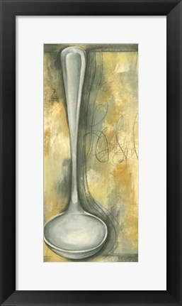 Framed Sophisticated Silver IV Print