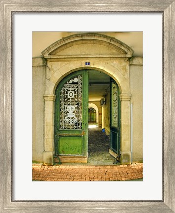 Framed Weathered Doorway II Print