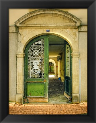 Framed Weathered Doorway II Print