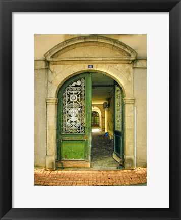 Framed Weathered Doorway II Print