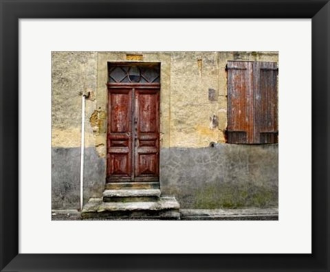 Framed Weathered Doorway IV Print