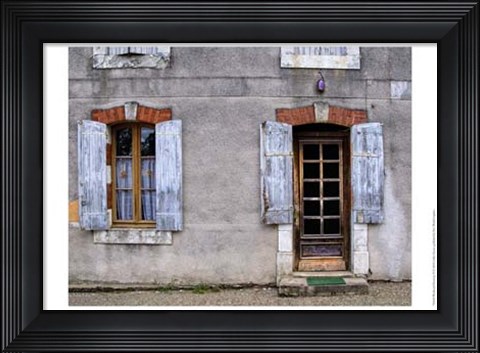Framed Weathered Doorway VI Print