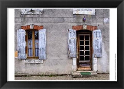 Framed Weathered Doorway VI Print