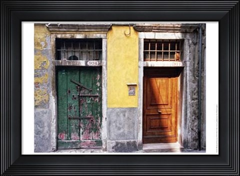 Framed Weathered Doorway VII Print