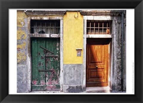 Framed Weathered Doorway VII Print