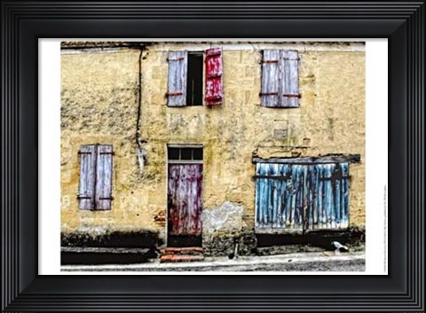 Framed Weathered Doorway VIII Print
