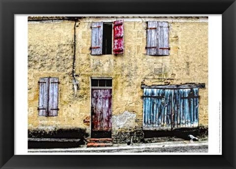 Framed Weathered Doorway VIII Print