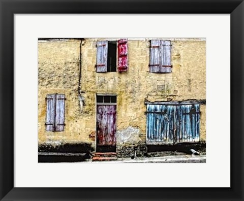 Framed Weathered Doorway VIII Print