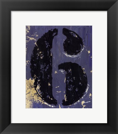 Framed Vintage Numbers VI Print