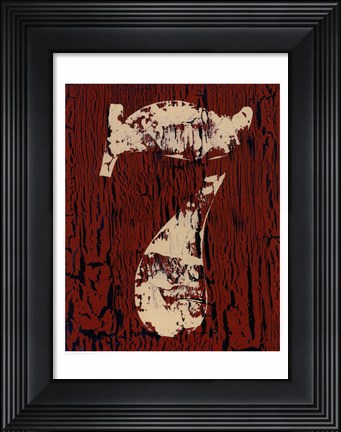 Framed Vintage Numbers VII Print