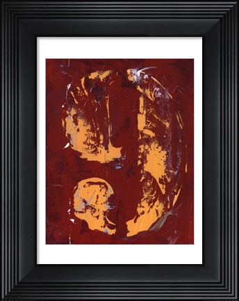 Framed Vintage Numbers IX Print