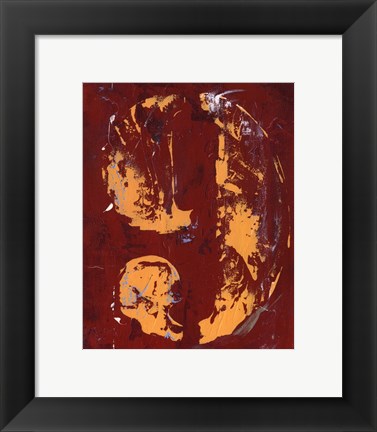 Framed Vintage Numbers IX Print