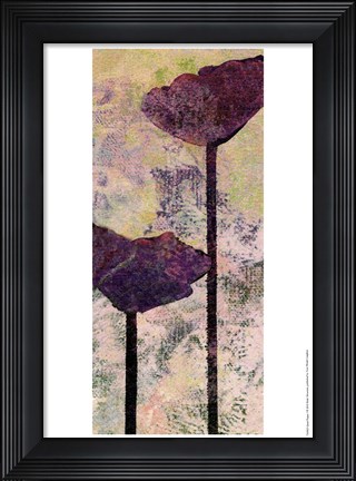 Framed Quad Poppy I Print